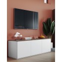 TemaHome Join Tvbord i MDF og finér B180 cm - Mat hvid/Eg