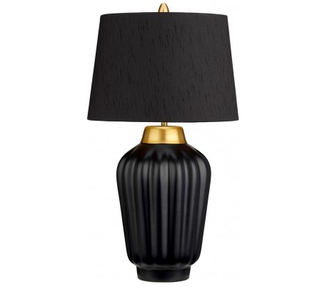 Wellington Badeværelseslampe i stål og glas H40 cm 1 x E27 Tube LED - Antik messing/Klar rillet