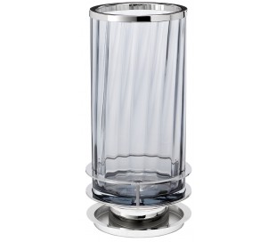 Arno Bordlampe i glas og stål H35,4 cm 1 x GX53 - Poleret nikkel/Grøn 2