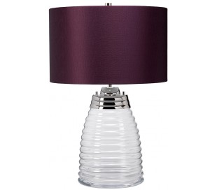 Arno Bordlampe i glas og stål H35,4 cm 1 x GX53 - Aldret messing/Grøn 2