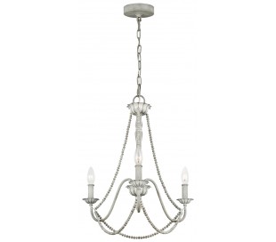 Maryville Væglampe i stål og træ H53,3 cm 2 x E14 - Antik grå