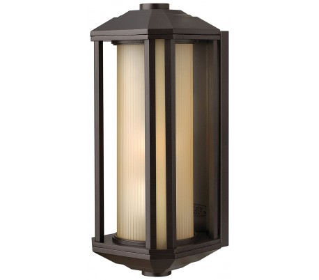 Castelle Væglampe i stål og glas H38,3 cm 1 x E27 - Sort/Hvid