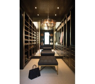 Ascher Væglampe i stål og glas H45 cm 2 x E14 - Poleret nikkel/Klar 2