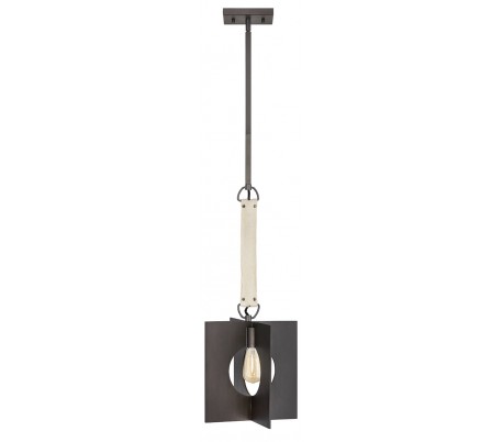 Ludlow Væglampe i stål 26,2 x 26,2 cm 1 x E27 - Børstet grafitgrå