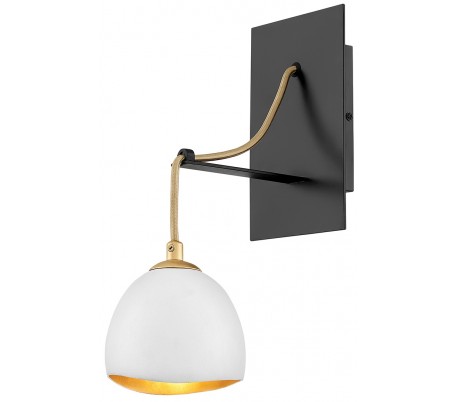 Ludlow Væglampe i stål og glas 26,2 x 26,2 cm 1 x E27 - Poleret nikkel/Klar