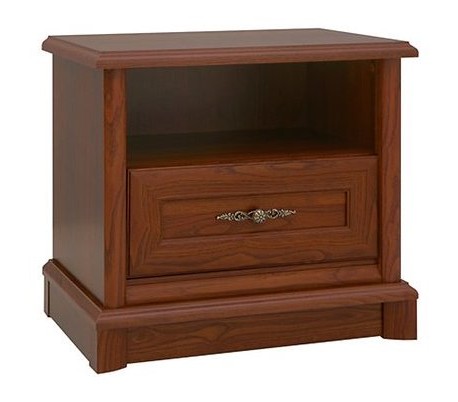 Natalia sengebord i MDF og finér H54 cm - Kirsebær