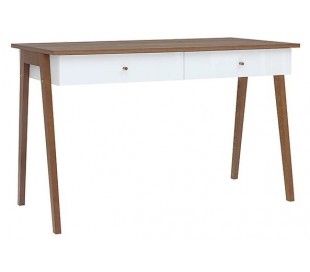 Natalia skrivebord i MDF og finér 160 x 75 cm - Kirsebær 2