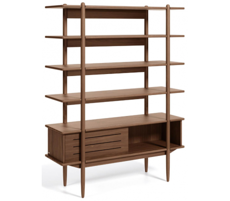 Carolin sideboard i valnøddetræ B180 cm - Valnød