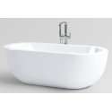 INBE fritstående badekar 180 x 80 cm Akryl - Hvid