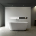 INBE fritstående badekar 170 x 67 cm Akryl - Hvid