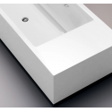 INBE fritstående badekar 178 x 80 cm Akryl - Hvid