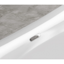 WASH ME fritstående badekar 220 x 85 cm Akryl - Hvid