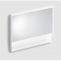 LOOK AT ME vægspejl med lys IP44 80 x 90 cm - Mat hvid