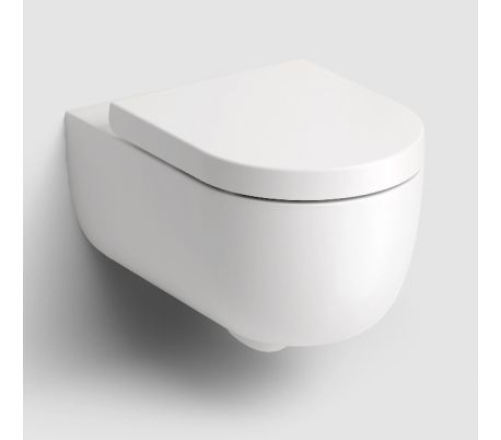 HAMMOCK Væghængt toilet B36,8 cm - Hvid højglans