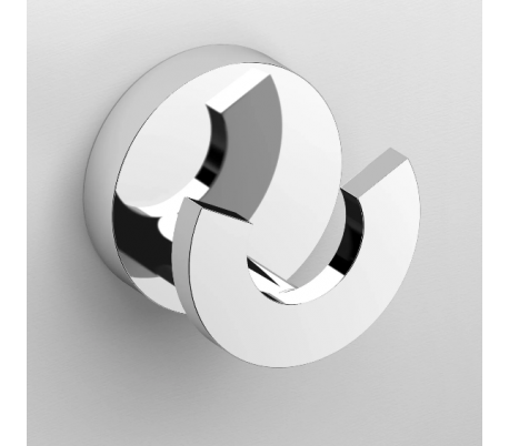 FLAT Dobbeltkrog Ø4,8 cm - Mat hvid