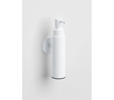 FLAT Væghængt toiletbørste H35 cm - Mat hvid