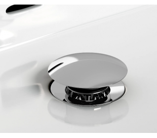 INBE Bundventil Pop-Up 1 1/4" - Krom 2