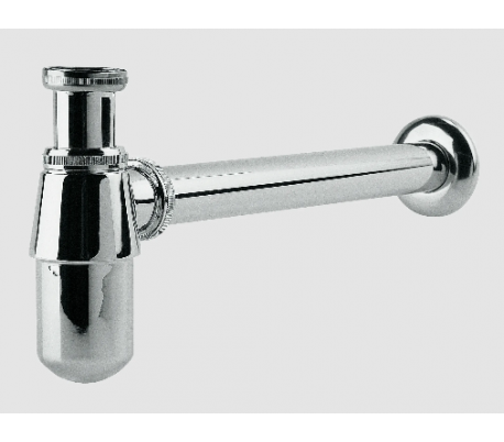 INBE Vandlås/Afløb kort - Krom