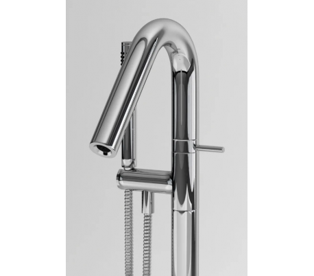 XO 13 Gulv armatur til badekar H89,65 cm - Krom