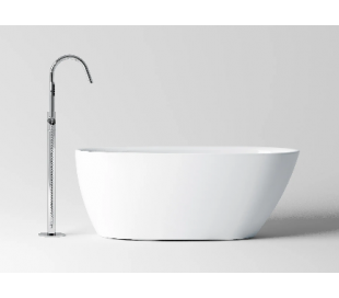 XO 7 Gulv armatur til badekar H102,5 cm - Krom 2