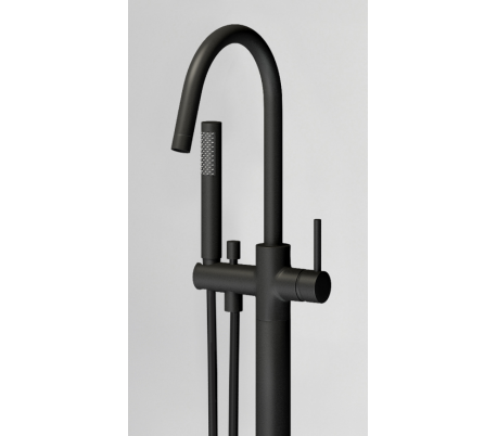 XO 1 Gulv armatur til badekar H106 cm - Krom