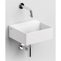 NEW FLUSH 1 Håndvask uden armaturhul 28 x 27 cm - Hvid højglans