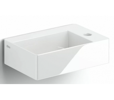 NEW FLUSH 1 Håndvask 28 x 27 cm Keramik - Hvid højglans