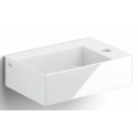 NEW FLUSH 1 Håndvask 28 x 27 cm Keramik - Hvid højglans
