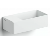 NEW FLUSH 3 Håndvask med bundplade 35 x 18 cm Aluite - Mat hvid