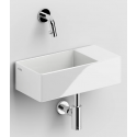 NEW FLUSH 3 Håndvask 35 x 18 cm Keramik - Hvid højglans