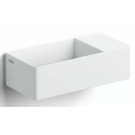 NEW FLUSH 3 Håndvask 35 x 18 cm Aluite - Mat hvid