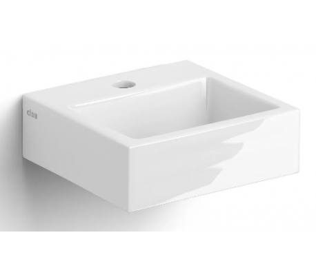 NEW FLUSH 3 Håndvask 35 x 18 cm Keramik - Hvid højglans