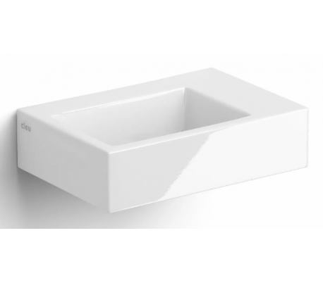 FLUSH 2 Håndvask 36 x 24,5 cm Keramik - Hvid højglans