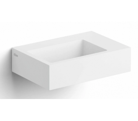 FLUSH 1 Håndvask 28 x 27 cm Aluite - Mat hvid