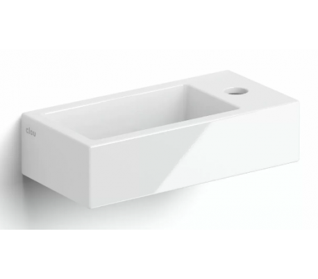 FLUSH 3 Håndvask 36 x 18 cm Keramik - Hvid højglans