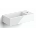 FLUSH 3 Håndvask 36 x 18 cm Keramik - Hvid højglans