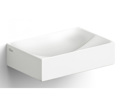 VALE Håndvask 28 x 19 cm Keramik - Hvid højglans