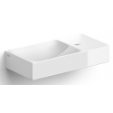 VALE Håndvask 28 x 19 cm Keramik - Hvid højglans