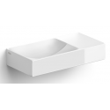 VALE Håndvask 38 x 19 cm Keramik - Hvid højglans