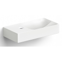 VALE Håndvask 38 x 19 cm Keramik - Mat hvid