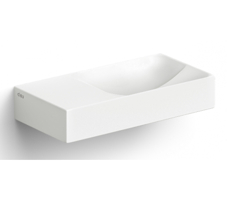 VALE Håndvask 38 x 19 cm Keramik - Mat hvid