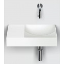 VALE Håndvask 38 x 19 cm Keramik - Mat hvid