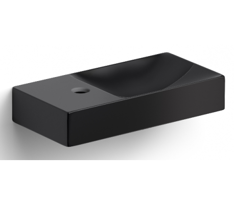 VALE Håndvask 38 x 19 cm Keramik - Mat sort