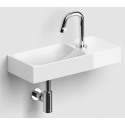 VALE Håndvask 38 x 19 cm Keramik - Hvid højglans