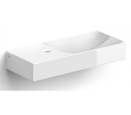 VALE Håndvask 45 x 19 cm Keramik - Hvid højglans