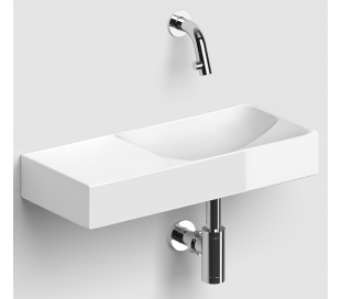 VALE Håndvask 45 x 19 cm Keramik - Hvid højglans 2