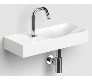 VALE Håndvask 45 x 19 cm Keramik - Mat hvid 2