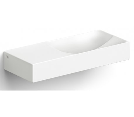 VALE Håndvask 45 x 19 cm Keramik - Mat hvid