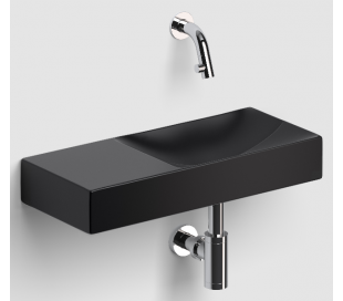 VALE Håndvask 45 x 19 cm Keramik - Mat hvid 2