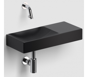 VALE Håndvask 45 x 19 cm Keramik - Mat sort 2